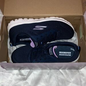 Skechers Navy and Purple Women's Sneakers